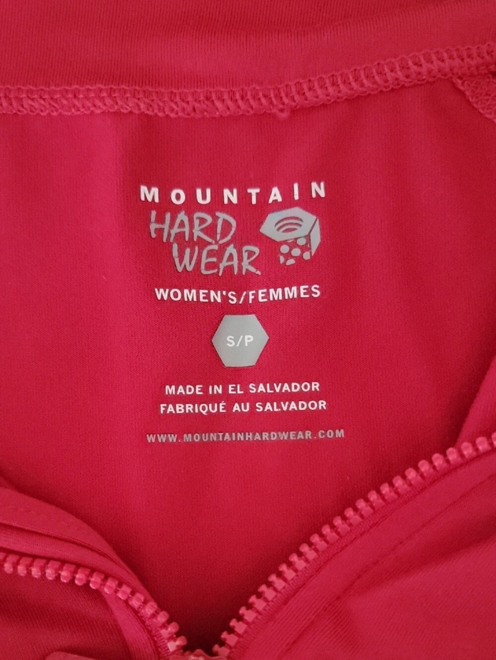 Mountain Hardwear Red Performance Technical Quarter Zip Pullover Small S - Picture 7 of 7